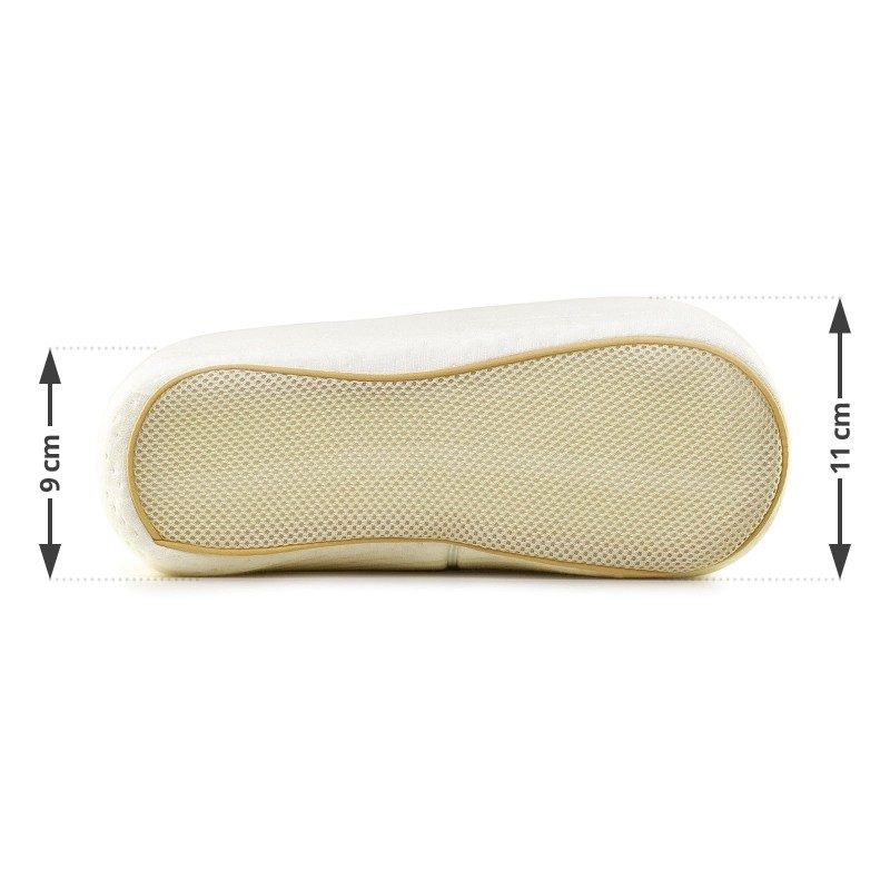 Anatomski jastuk od memorijske pene MemoDream, pogodan je za sve koji spavaju uglavnom na boku ili leđima. Memorijska pena kombinuje prednosti i karakteristike klasičnih jastuka i jastuka od lateksa. Savršeno se prilagođava obliku i pritisku tela, savršeno podupire vrat i kičmu i opušta telo tokom spavanja. Navlaka se skida i pere na 40 °C.