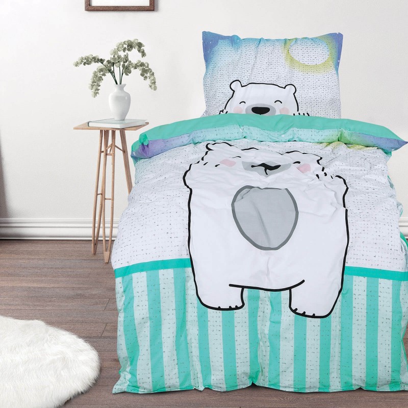 Dečija pamučna posteljina Svilanit Bear Hug