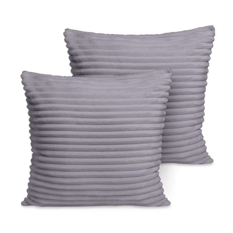 Set jastučnica za ukrasni jastuk Svilanit Dream Velvet, sivi