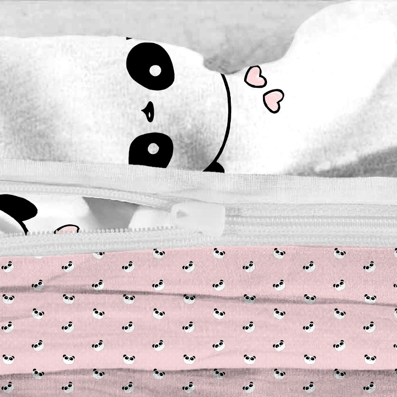 Dečija pamučna posteljina Svilanit Panda in Love