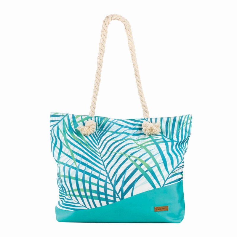 Velika plažna torba Svilanit Tropic, tirkizna