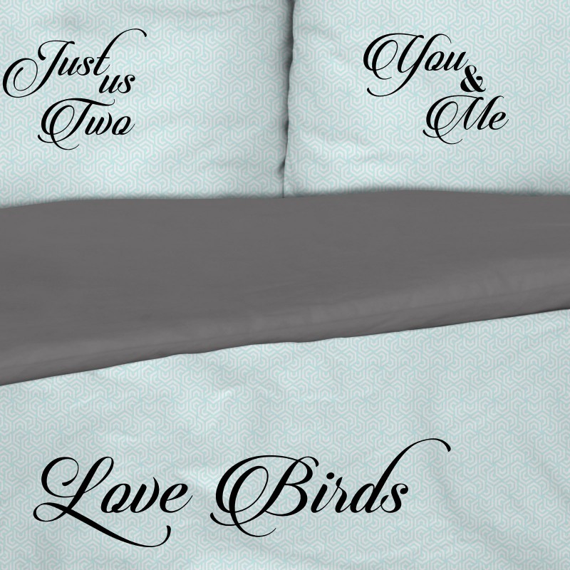 Pamučna posteljina Svilanit Love Birds