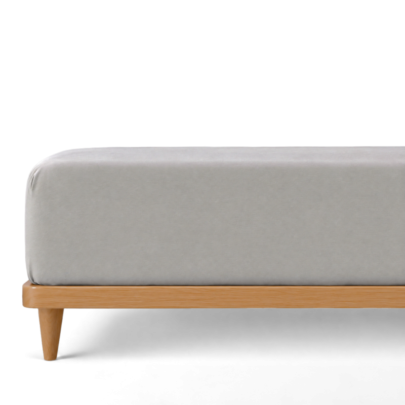 Pamučni čaršav Svilanit Luxe Saten- siva