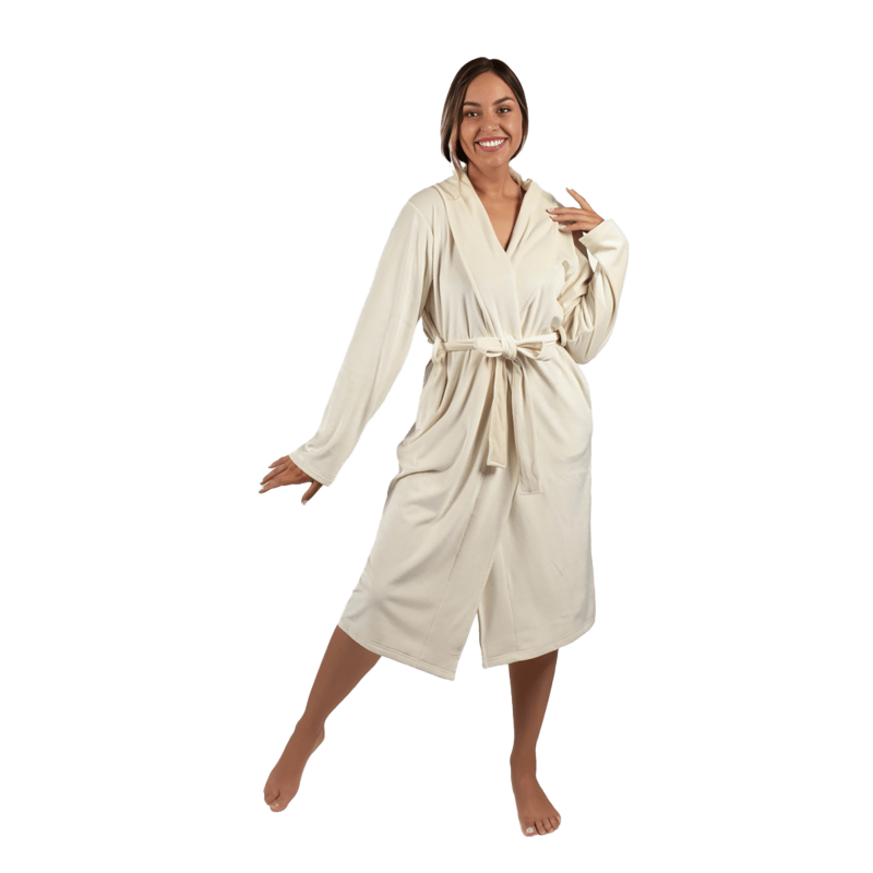 Bademantil ogrtač Cozy Svilanit, Cream