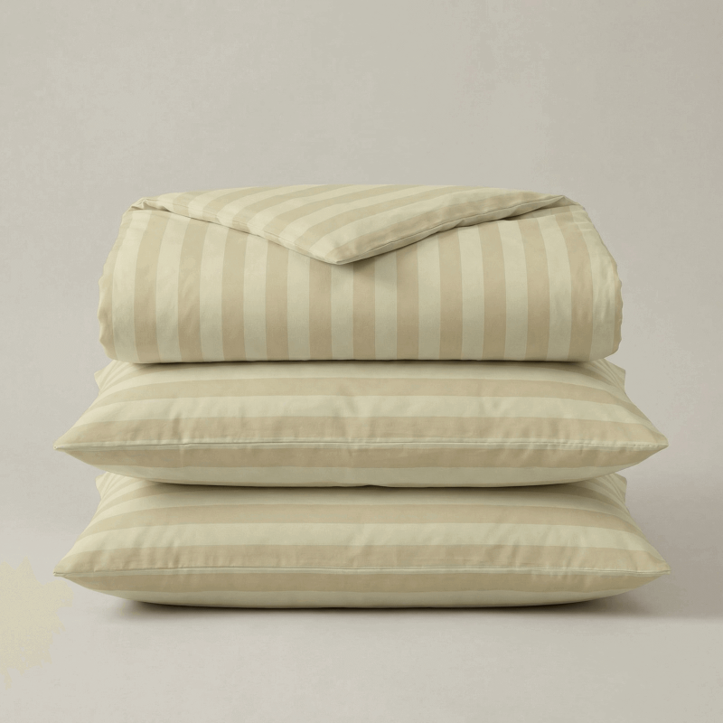 Pamučno satenska PREMIUM egipatski pamuk posteljina Svilanit Isabella Beige