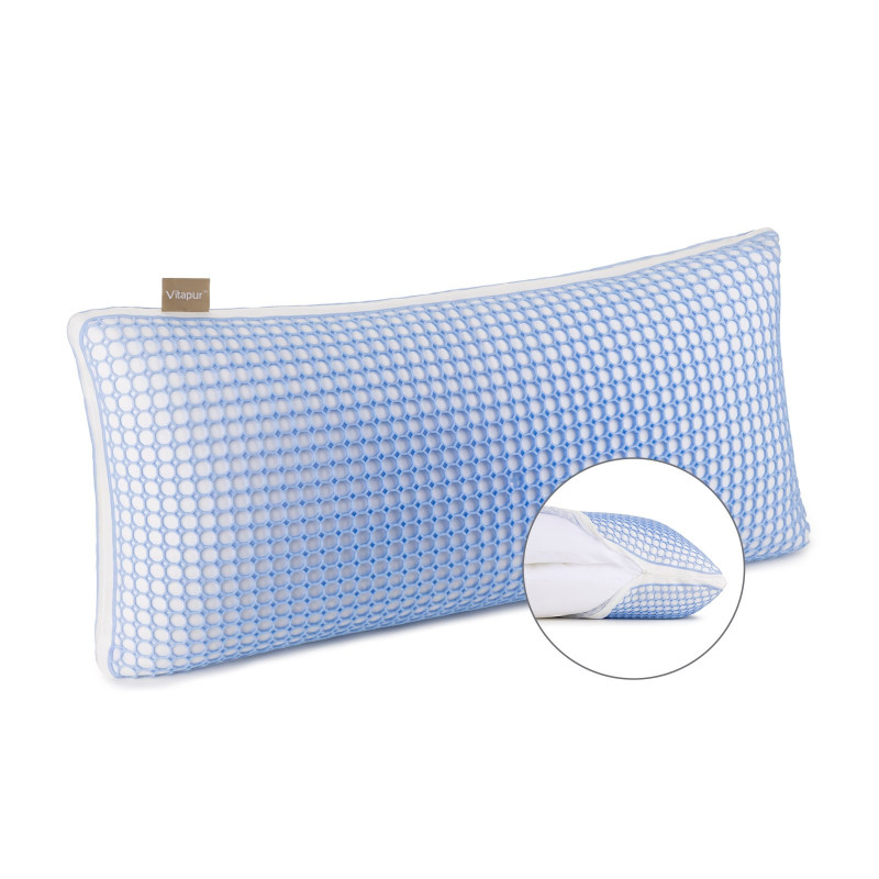 Hibridni jastuk Vitapur MemoElite Classic – 40 × 80 cm