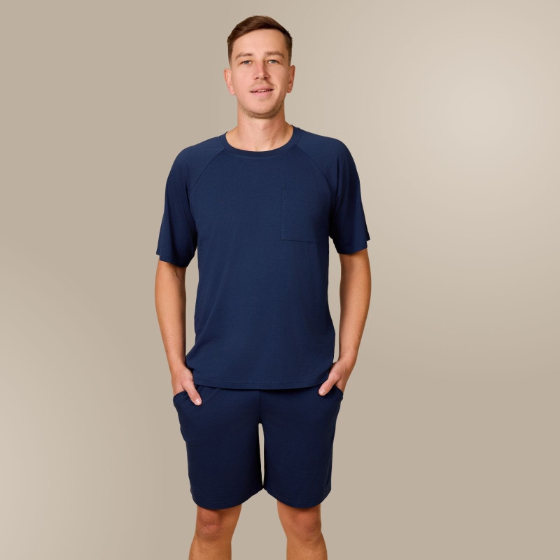 Svilanit muška pidžama Lennox O Imperial Blue