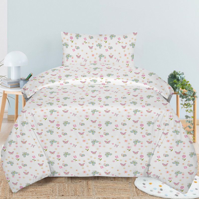Vitapur dečija posteljina Svilanit Flutter Bloom 