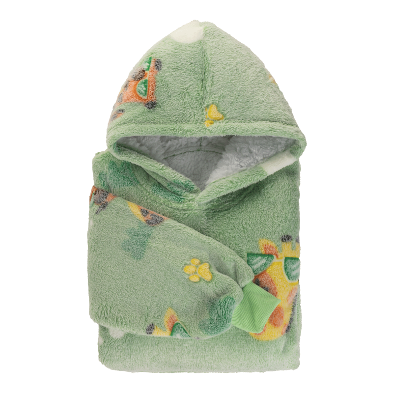 Vitapur dečiji hoodie duks/ćebe Svilanit JungleCool + Poklon: Čarape 
