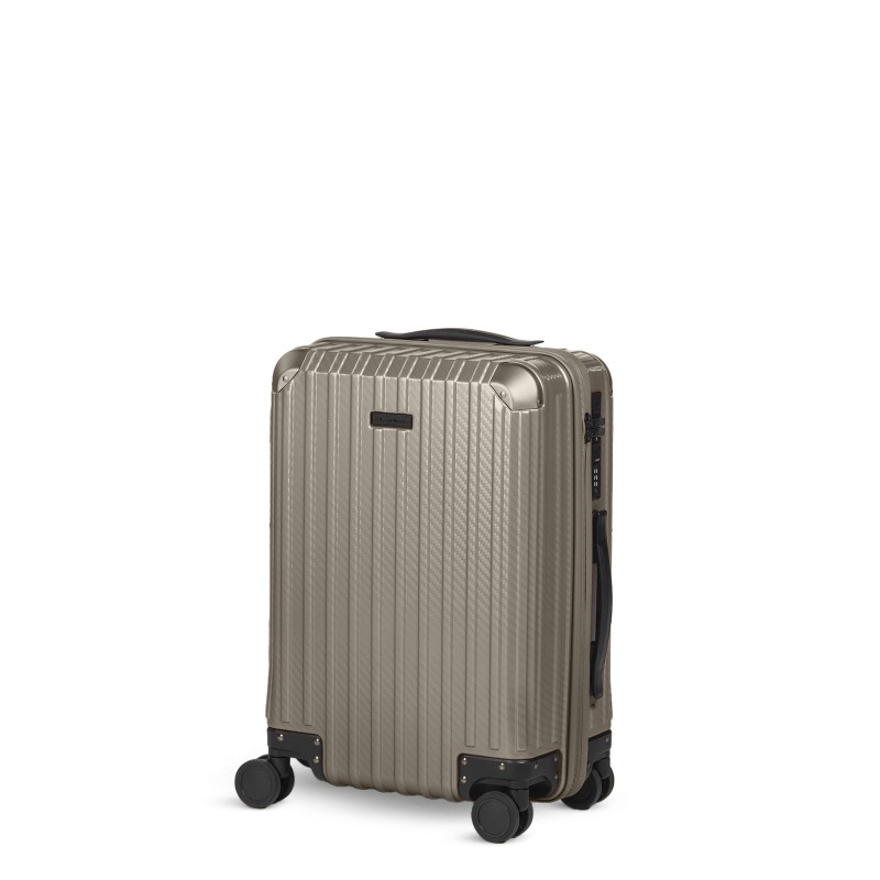 Scandinavia putni kofer sa USB priključkom Voyage Carbon Series, 40 L, sivi