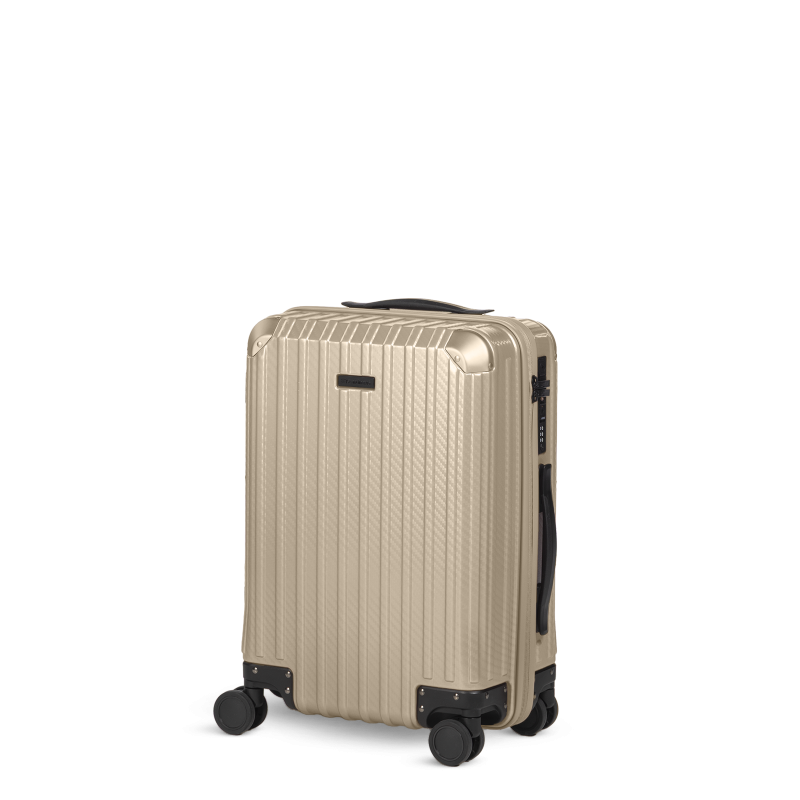  Scandinavia putni kofer sa USB priključkom Voyage Carbon Series, 40 L, bež