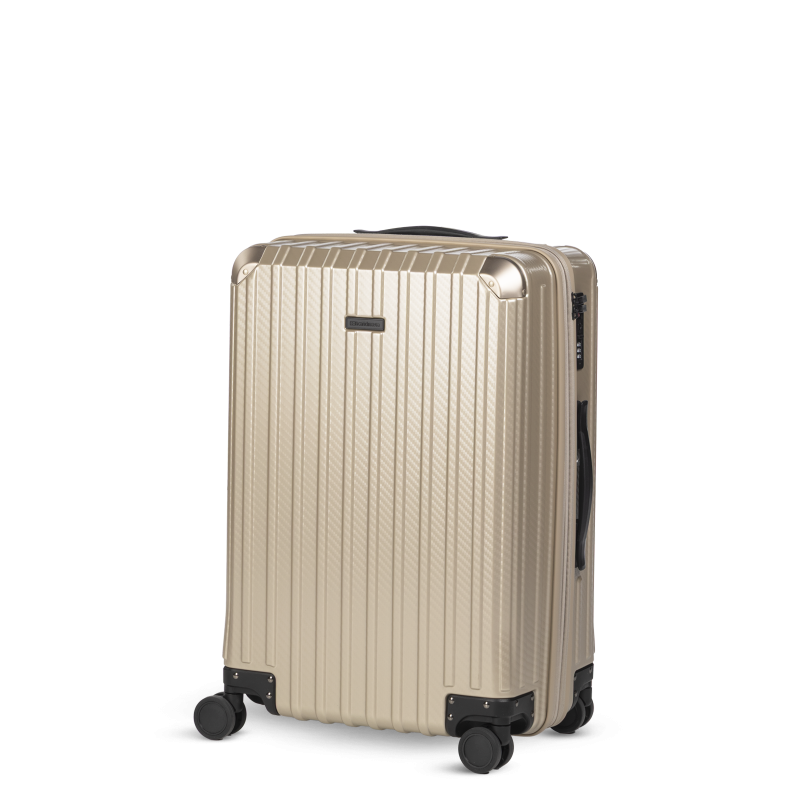 Scandinavia putni kofer Voyage Carbon Series, 60 L, bež