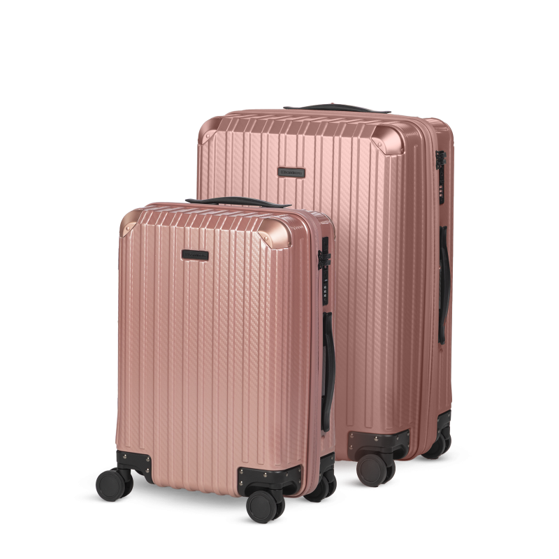 Set kabinskog i velikog kofera Scandinavia Voyage Prestige – 40 L + 60 L, roze