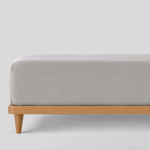 Pamučni čaršav Svilanit Luxe Saten- siva