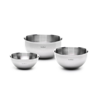 Vitapur 3-delni set čeličnih posuda za mešanje Rosmarino Pour&Cook II