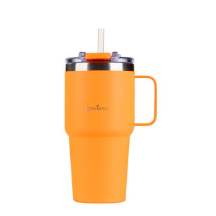 Thermo tumbler MegaCup,0.6L,Orange Spark