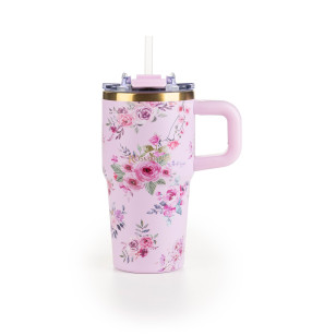 Termos MegaCup Roses,580ml, roza