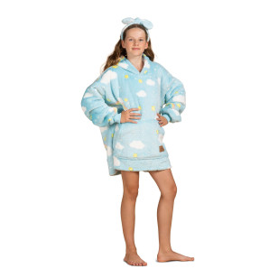 Vitapur dečiji hoodie duks/ćebe Svilanit SkyMagic + Poklon: Čarape