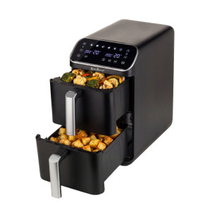 Visoka friteza na vruć vazduh sa dve korpe Rosmarino Airfryer Tower 2.0 DuoStack – 9,4 L