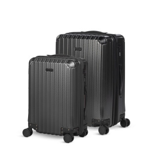Set kabinskog i velikog kofera Scandinavia Voyage Prestige – 40 L + 60 L, crna