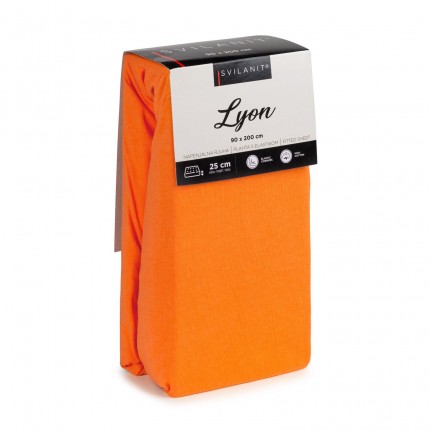 Elastični čaršav Vitapur Lyon - narandžasti