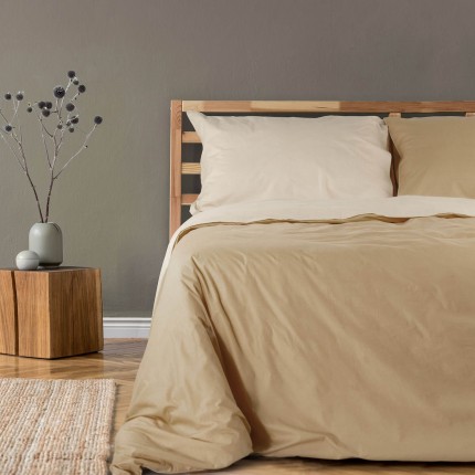 Dvostrana pamučna posteljina Svilanit Sandcastle 250x200 + 2x50x70 cm