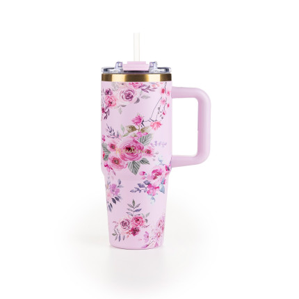 Termos MegaCup Roses,870ml,roza