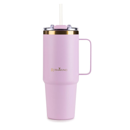 Termo kozarec MegaCup, 870ml,roza-zlat