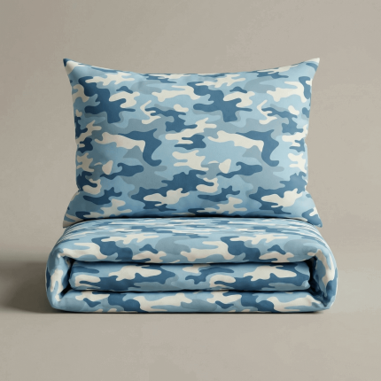 Svilanit dečja pamučna posteljina Camo