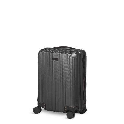 Scandinavia putni kofer sa USB priključkom Voyage Carbon Series, 40 L, crni