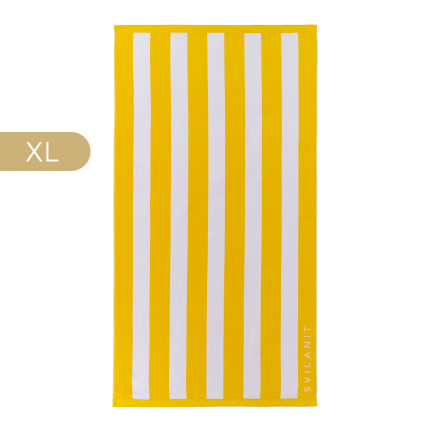 Svilanit premium plažni peškir French Riviera Yellow 100 x 180 cm