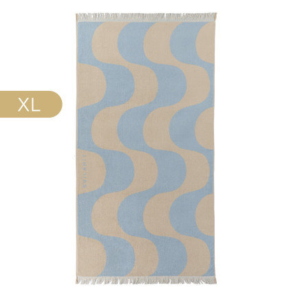 Svilanit premium plažni peškir Waves 100 x 180 cm