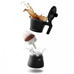 Kuvalo za kafu Rosmarino 150 ml - crna