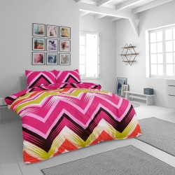 Pamučna posteljina Svilanit Zig Zag Colors