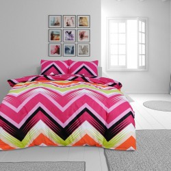 Pamučna posteljina Svilanit Zig Zag Colors