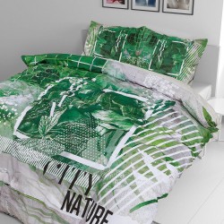 Pamučna posteljina Svilanit Urban nature