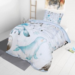 Dečija pamučna posteljina Svilanit Penguin