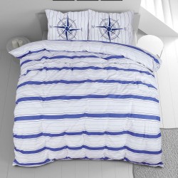 Pamučna posteljina Svilanit Nautic stripes