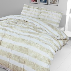 Pamučna posteljina Svilanit Cream Stripes 