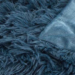 Dekorativni prekrivač Fluffy plava