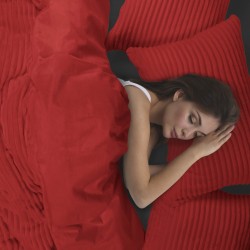 Komplet posteljina Svilanit Dream Velvet "3 u 1" - crveni