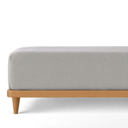 Pamučni čaršav Svilanit Luxe Saten- siva