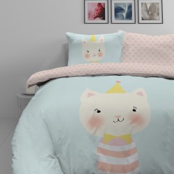 Dečija pamučna posteljina Svilanit Happy Kitty