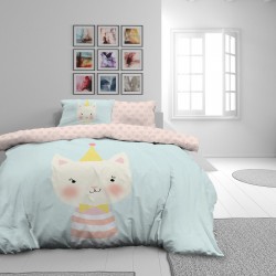 Dečija pamučna posteljina Svilanit Happy Kitty
