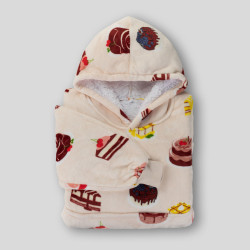 Hoodie duks/ćebe Svilanit Cake Time + Poklon: Čarape