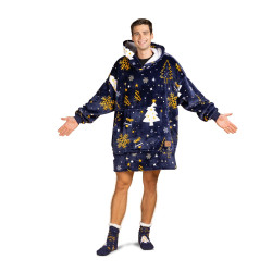 Vitapur hoodie duks/ćebe Svilanit ElegantXmass + Poklon: Čarape