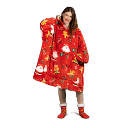 Vitapur hoodie duks/ćebe Svilanit XmassJoy + Poklon: Čarape
