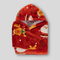 Vitapur dečiji hoodie duks/ćebe Svilanit XmassJoy + Poklon: Čarape