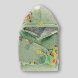 Vitapur dečiji hoodie duks/ćebe Svilanit JungleCool + Poklon: Čarape 