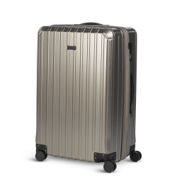 Scandinavia putni kofer Voyage Carbon Series, 90 L, srebrni